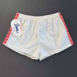 Sarna Fair Play Youth White & Red Shorts, Sarna Fair Play Lightweight Shorts 194